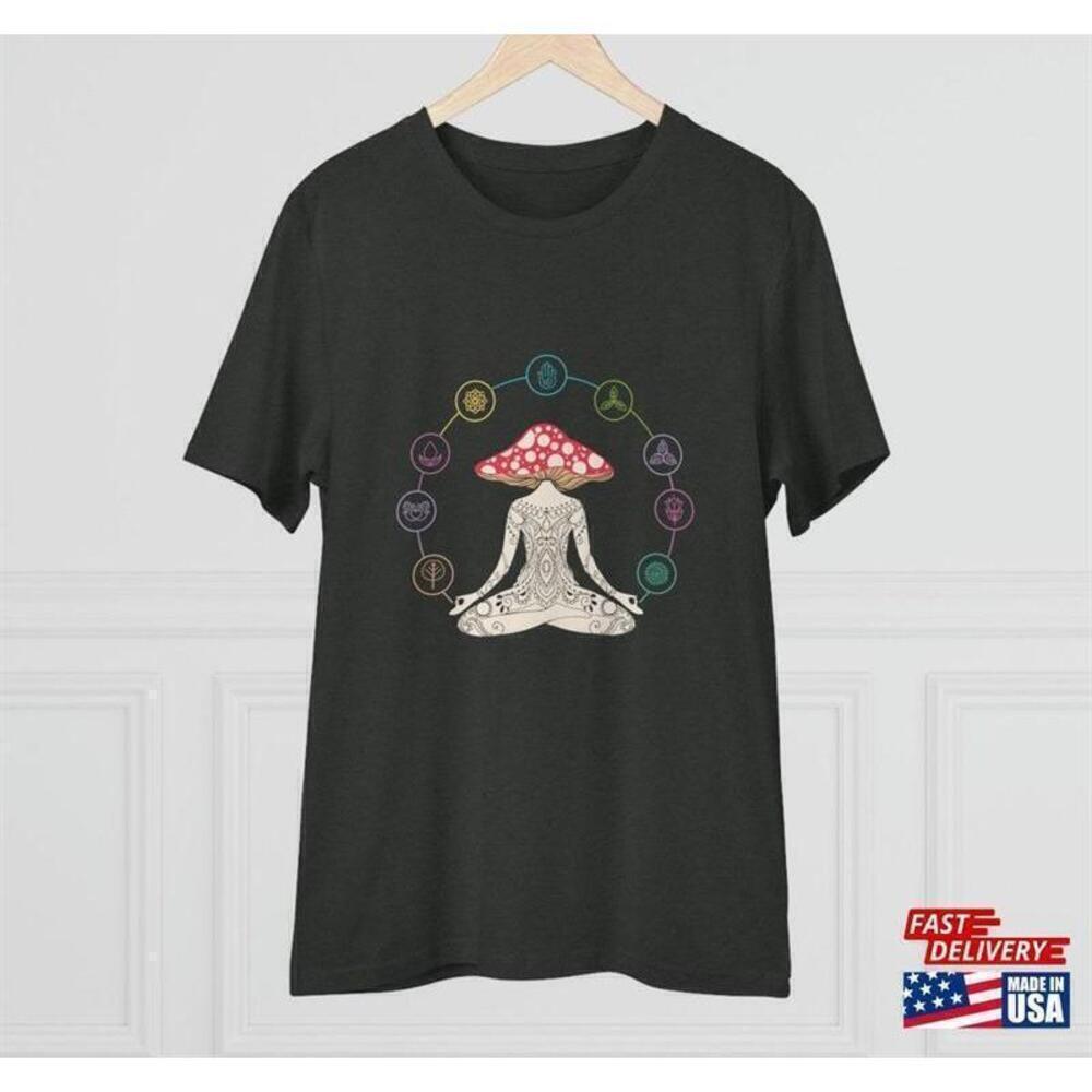 Yoga Chakra Spiritual Graphic Organic Cotton T-Shirt